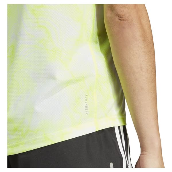 Adidas Kortärmad T-shirt Otr Aop Gul S Kvinna