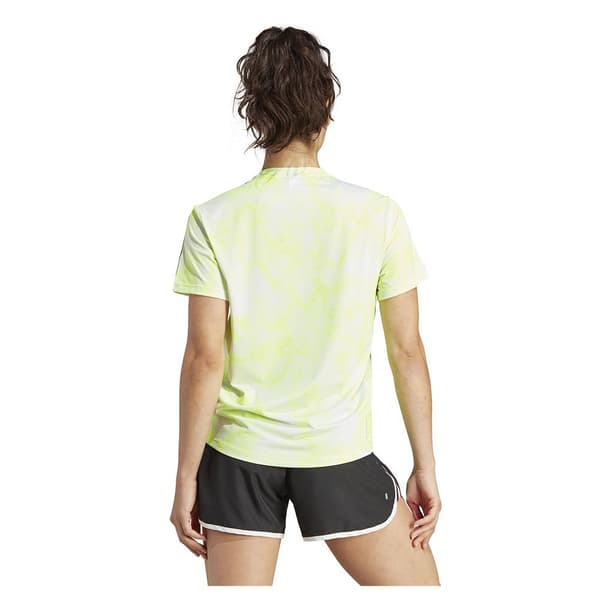 Adidas Kortärmad T-shirt Otr Aop Gul S Kvinna