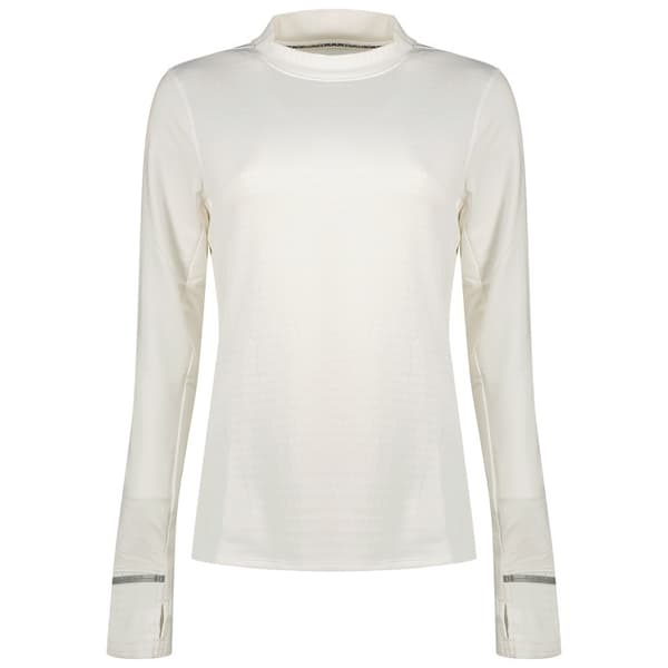 Under Armour Långärmad T-shirt Qualifier Cold Vit XS Kvinna