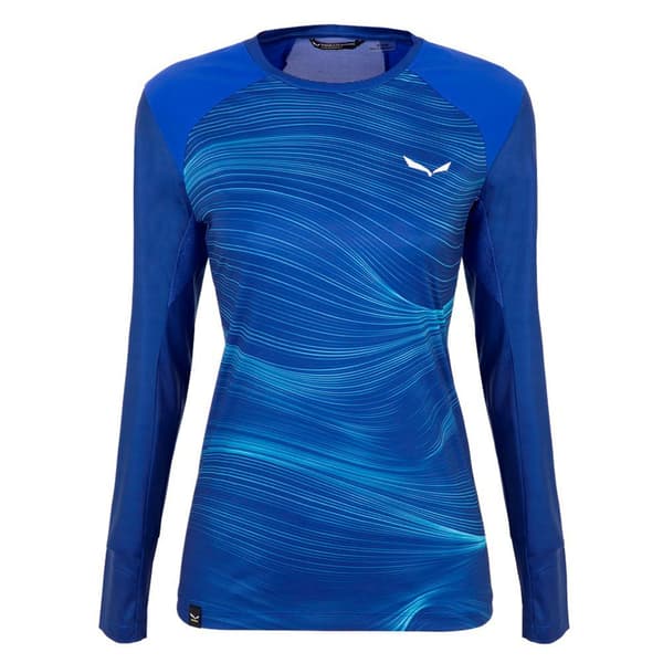 Salewa Långärmad T-shirt Seceda Sryton Blå XS Kvinna