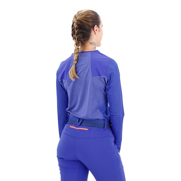 Salewa Långärmad T-shirt Seceda Sryton Blå XS Kvinna