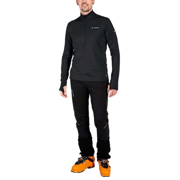 Vaude Långärmad T-shirt Livigno Ii Svart S Man