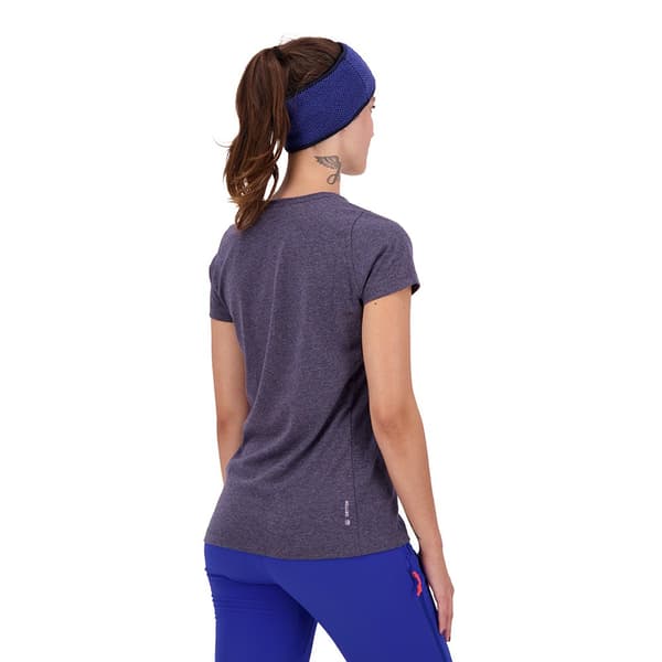 Salewa Kortærmet T-shirt Pure Box Dry Blå XL Kvinde