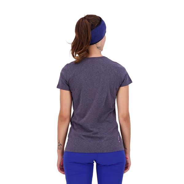 Salewa Kortærmet T-shirt Pure Box Dry Blå XL Kvinde