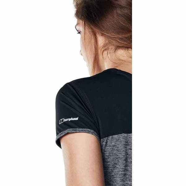 Berghaus Kortärmad T-shirt Voyager Tech Base Crew Grå 12 Kvinna