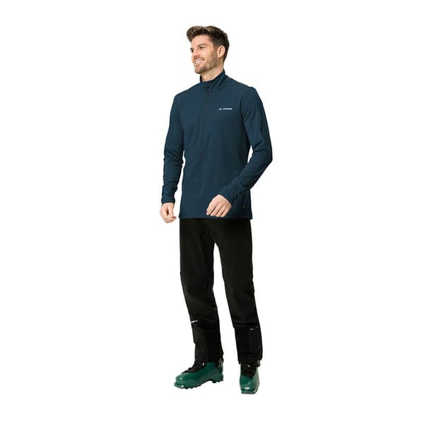 Vaude Langærmet T-shirt Livigno Ii Blå XL Mand