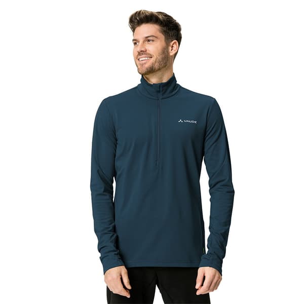 Vaude Langærmet T-shirt Livigno Ii Blå XL Mand