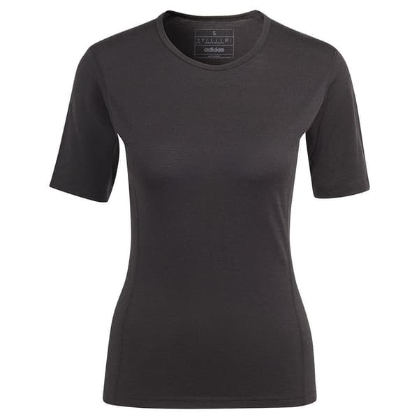 Adidas Kortärmad T-shirt Xperior Merino 200 Baselayer Svart XL Kvinna