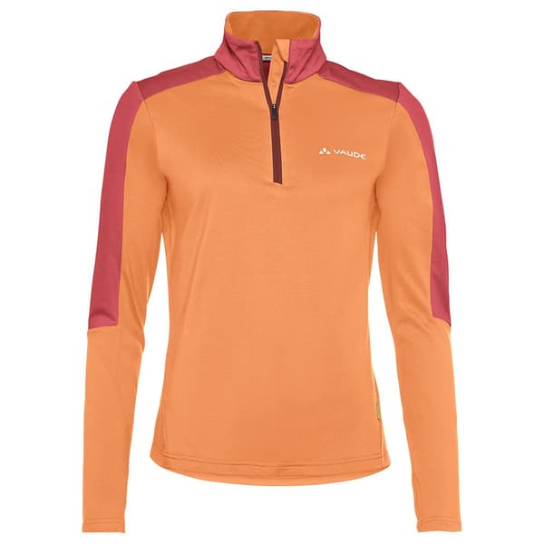 Vaude Half Zip Pitkähihainen T-paita Livigno Ii Oranssi 40 Nainen