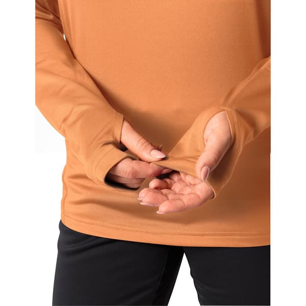 Vaude Half Zip Pitkähihainen T-paita Livigno Ii Oranssi 40 Nainen