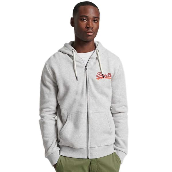 Superdry Full Vetoketjullinen Villapaita Vintage Vl Seasonal Harmaa 2XL Mies