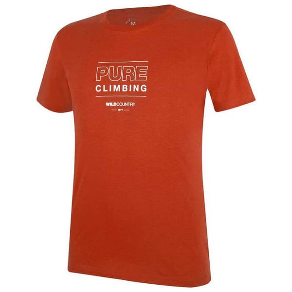 Wildcountry Kortærmet T-shirt Flow Orange S Mand