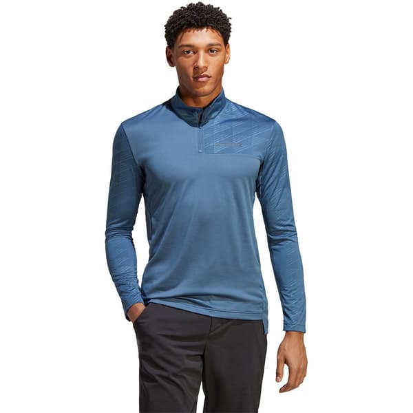 Adidas Langærmet T-shirt Mt Blå L Mand