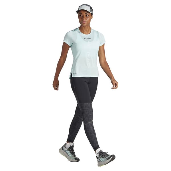 Adidas Lyhythihainen T-paita Terrex Agravic Trail Vihreä M Nainen