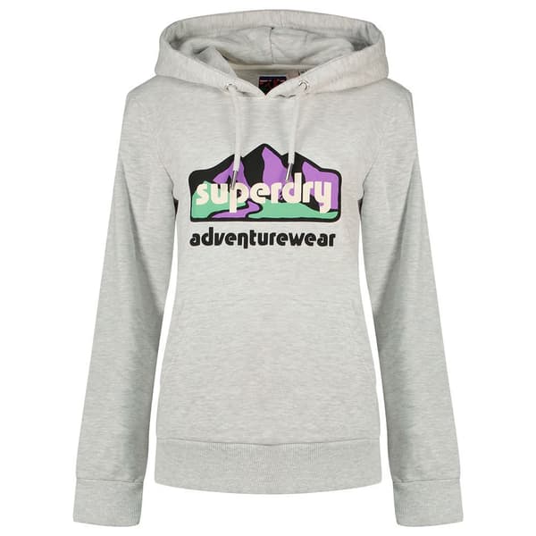 Superdry Luvtröja Vintage 90s Terrain Grå S Kvinna