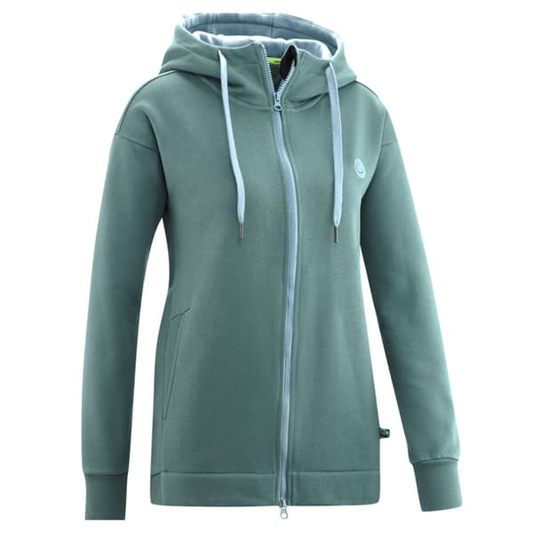 Edelrid Sweatshirt Med Full Dragkedja Spotter Blå XL Kvinna
