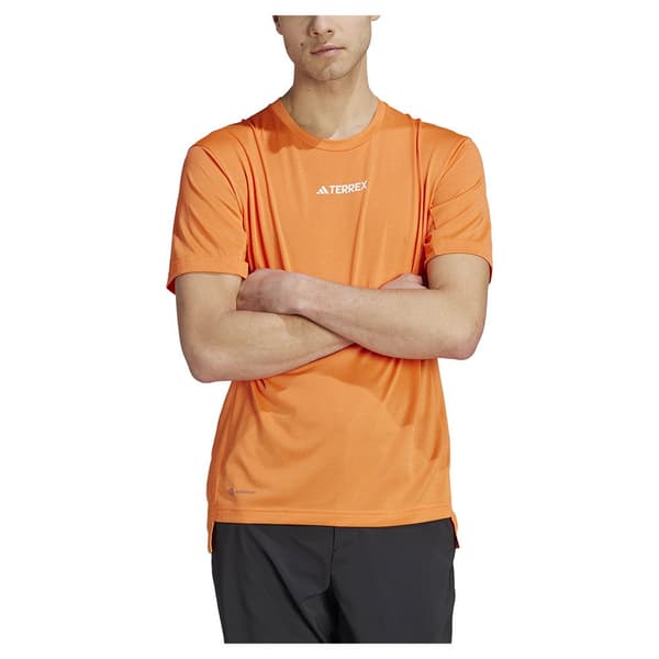 Adidas Kortärmad T-shirt Terrex Multi Orange M Man