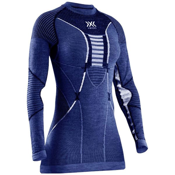 X-bionic Pitkähihainen T-paita Merino Sininen L Nainen