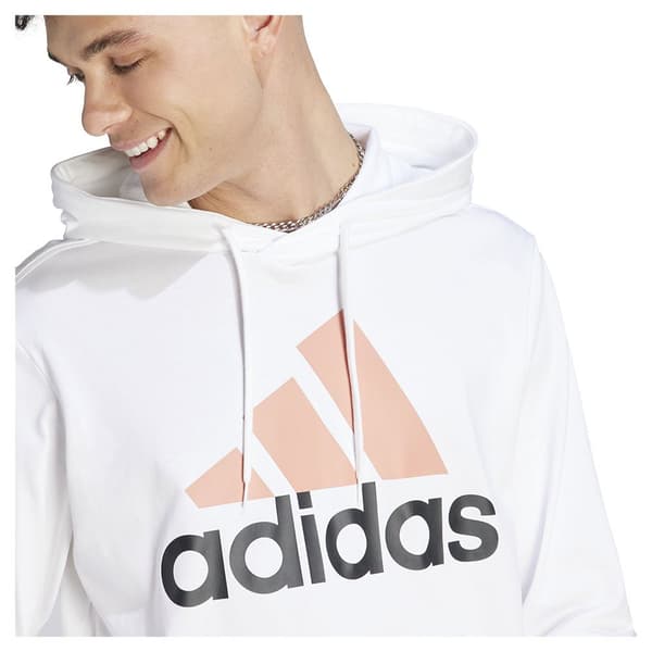 Adidas Luvtröja Essentials Logo Vit XS / Regular Man