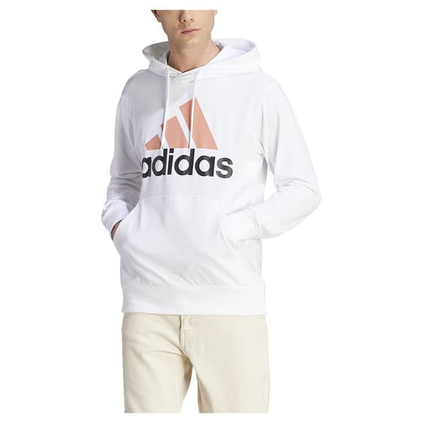 Adidas Luvtröja Essentials Logo Vit XS / Regular Man