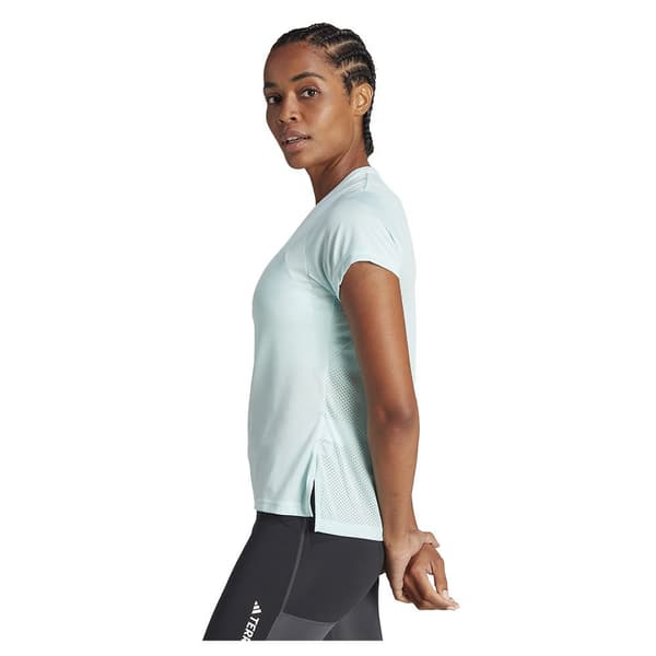 Adidas Kortärmad T-shirt Terrex Agravic Trail Grönt L Kvinna