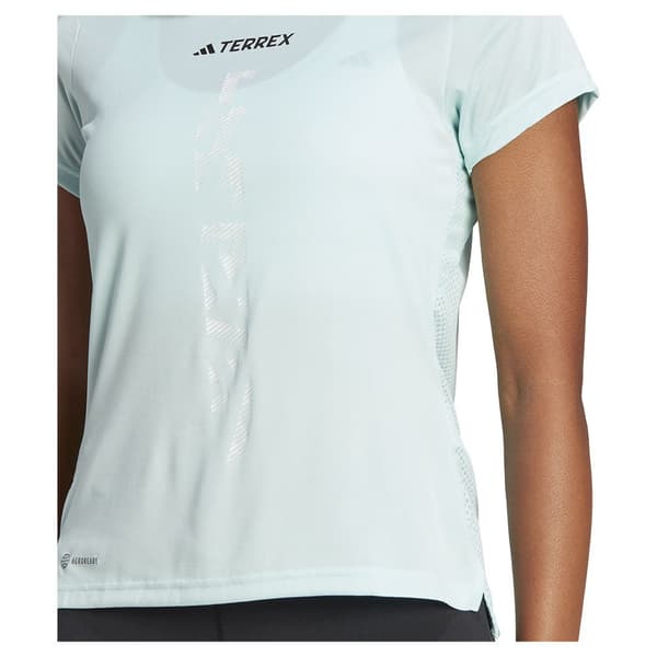 Adidas Kortärmad T-shirt Terrex Agravic Trail Grönt L Kvinna