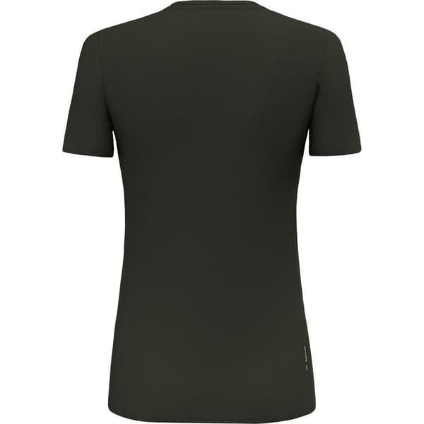 Salewa Kortærmet T-shirt Pure Box Dry Sort XS Kvinde