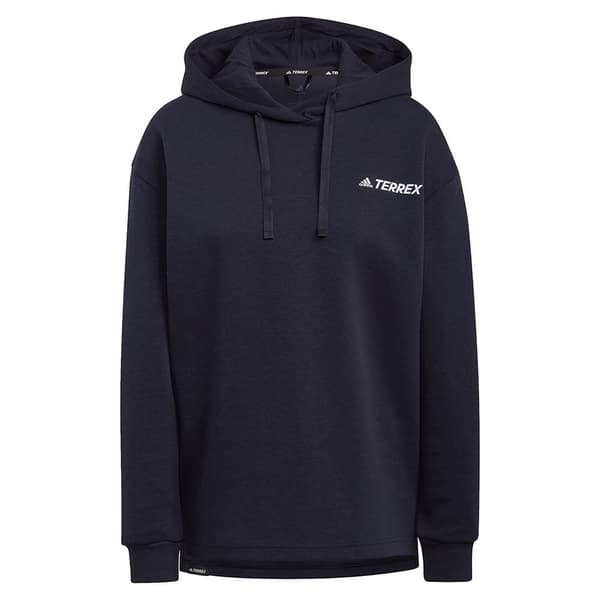 Adidas Hættetrøje Tx Logo Blå M Kvinde