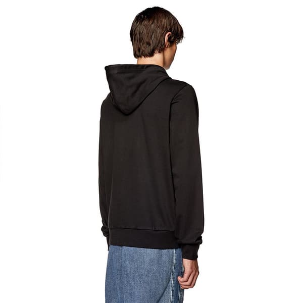 Diesel Sweatshirt Med Fuld Lynlås Ginn K10 Sort XL Mand