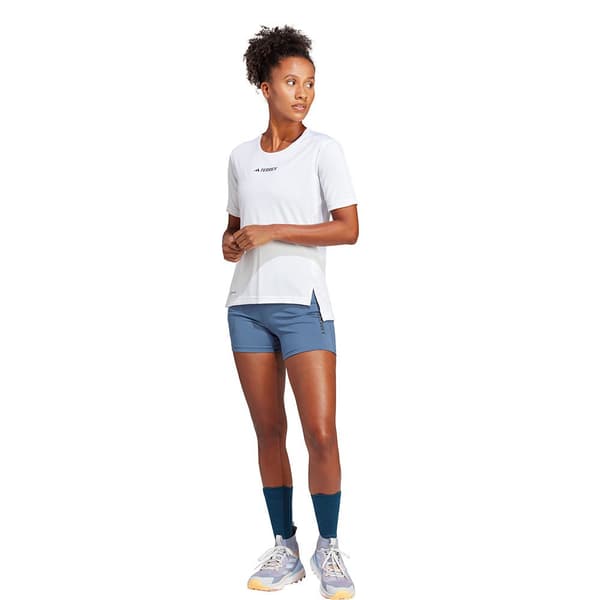 Adidas Kortärmad T-shirt Mt Vit XS Kvinna