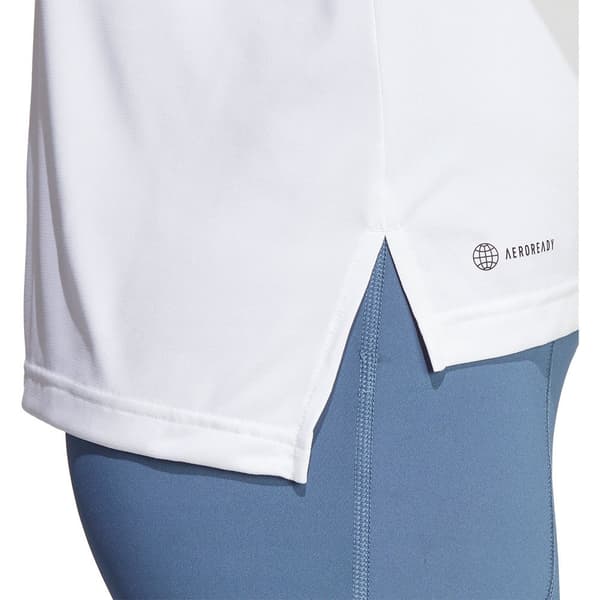 Adidas Kortärmad T-shirt Mt Vit L Kvinna