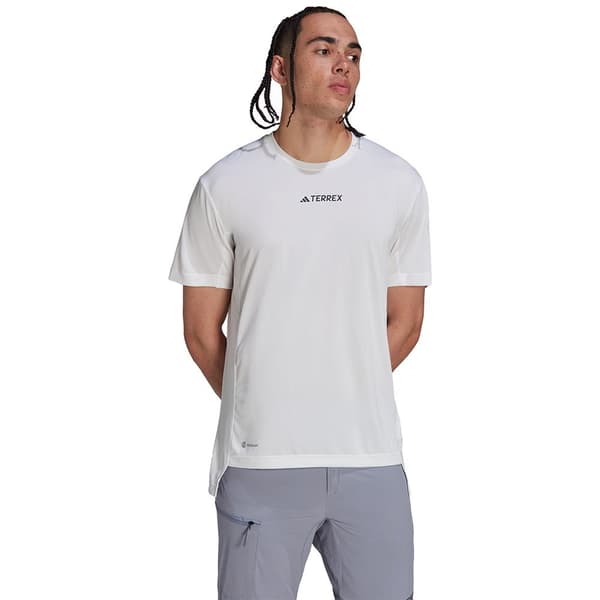 Adidas Kortärmad T-shirt Mt Vit XL Man