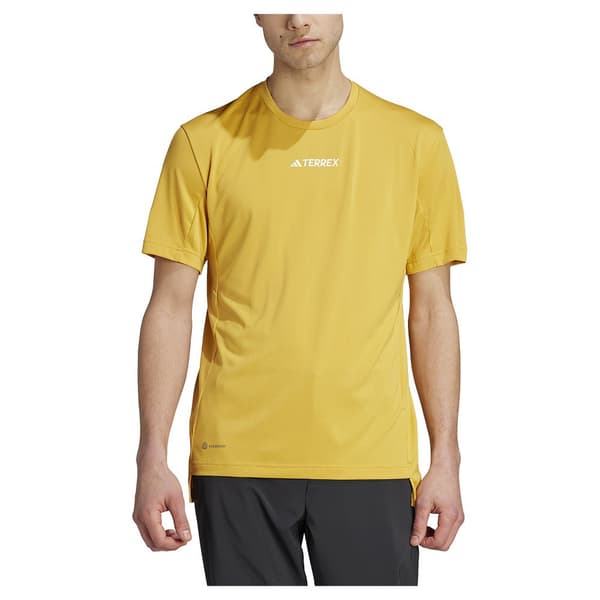 Adidas Kortärmad T-shirt Terrex Multi Gul S Man