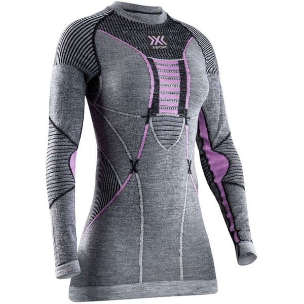 X-bionic Långärmad T-shirt Merino Grå M Kvinna