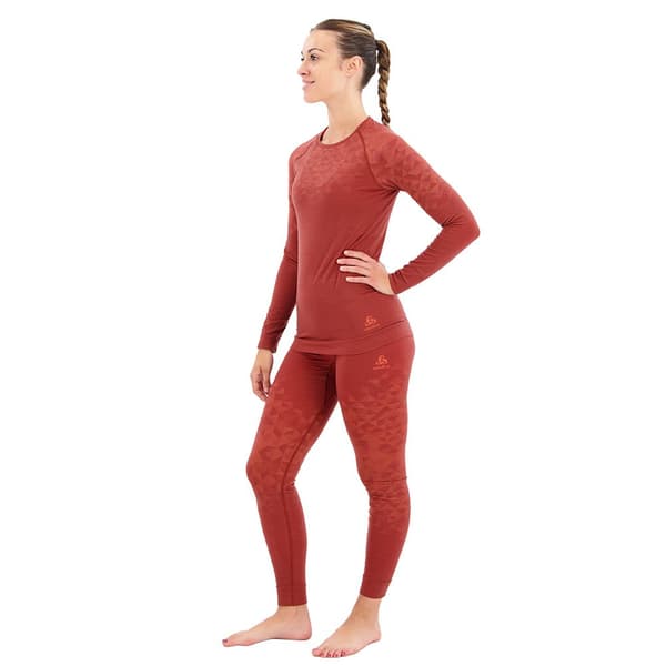 Odlo Leggings Kinship Pw 200 Rød S Kvinde