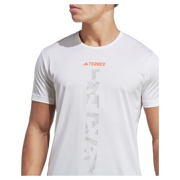 Adidas Lyhythihainen T-paita Agr Valkoinen XL Mies
