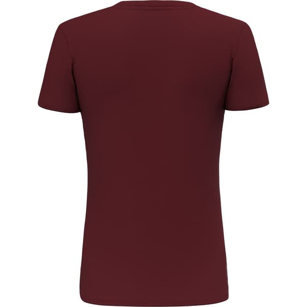 Salewa Kortärmad T-shirt Pure Heart Dry Röd S Kvinna