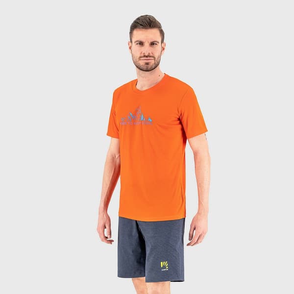 Karpos Kortärmad T-shirt Loma Orange L Man