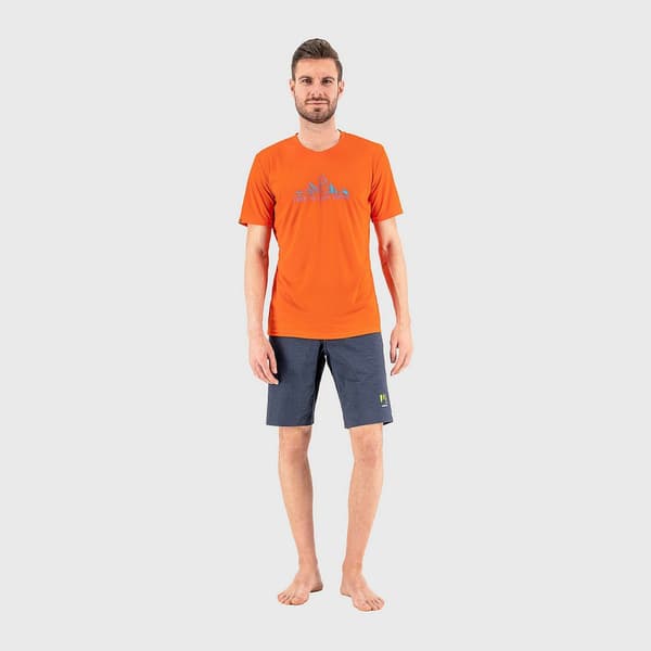 Karpos Kortärmad T-shirt Loma Orange L Man