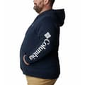 Miniatyrbillede 3 af 6: Columbia Sweatshirt Med Fuld Lynlås Logo Blå 3X Mand