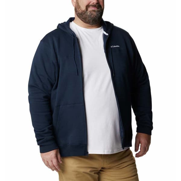 Columbia Sweatshirt Med Fuld Lynlås Logo Blå 3X Mand