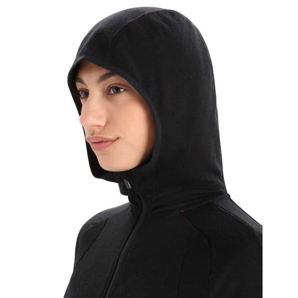 Icebreaker Huppari Zone Knit Zip Musta XS Nainen