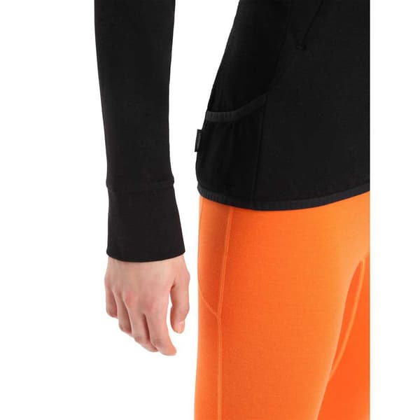 Icebreaker Huppari Zone Knit Zip Musta XS Nainen