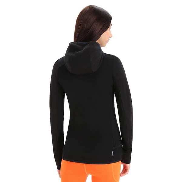 Icebreaker Huppari Zone Knit Zip Musta XS Nainen