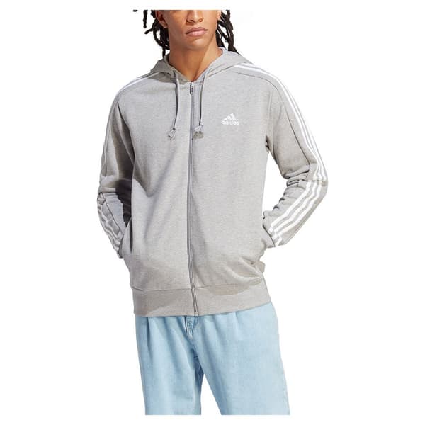 Adidas Sweatshirt Med Fuld Lynlås 3s Ft Grå XL / Regular Mand