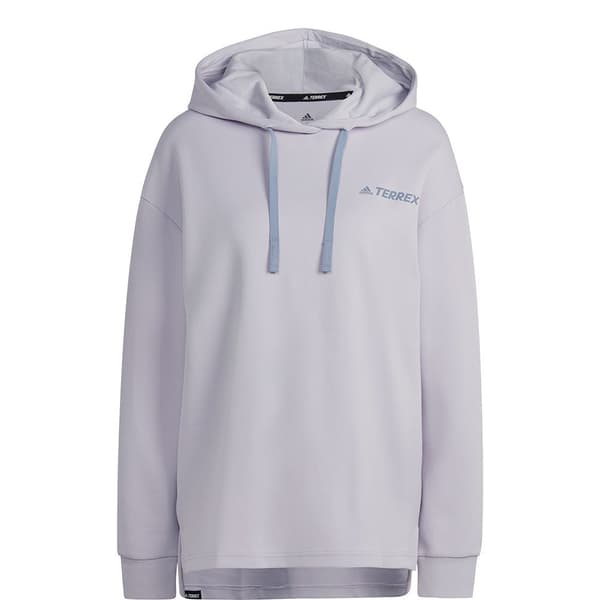 Adidas Hættetrøje Tx Logo Rosa L Kvinde