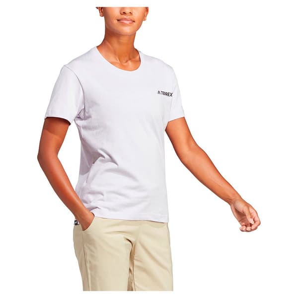 Adidas Kortärmad T-shirt Tx Moun Fu Vit L Kvinna