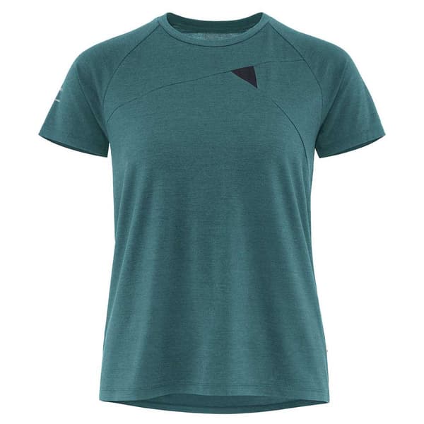 KlÄttermusen Kortärmad T-shirt Fafne Blå S Kvinna