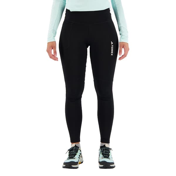 Adidas Leggings Organiser Multi Brushed Sort S Kvinde