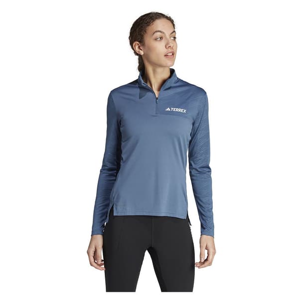 Adidas Langærmet T-shirt Terrex Multi Blå M Kvinde